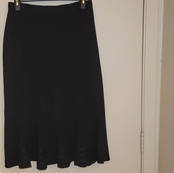 Relativo Black Midi Skirt size 46 - Picture 1 of 7